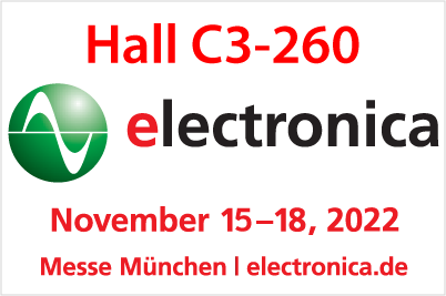 Come and see us at Electronica 2022